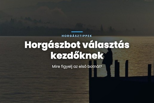 Horgászbot választás kezdőknek: mire figyelj az első botnál