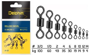 Rolling Swivel A-01/10db - BN/4
