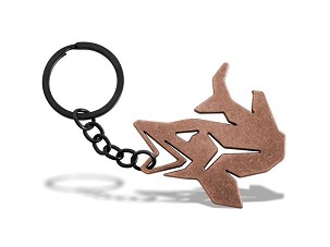 Sörnyitós kulcstartó Delphin PIKENER - bronz