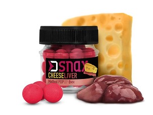D SNAX POP csali 8mm/20g - Sajt - máj