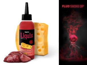 Fluo dip D SNAX LiquiX /100ml - Sajt - máj