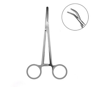 Hajlított csipesz Delphin - 15cm