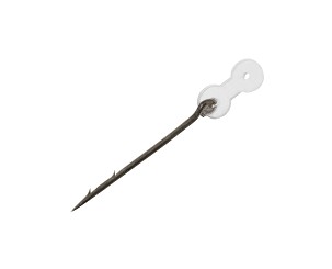 Delphin STINGER csalitüske+ szilikonkarikával / fekete / 12db - 7mm