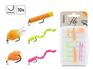 Delphin FLY Műlégy készlet / 10 db - Bung trout
