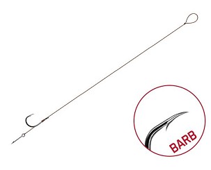 Kötött horog Delphin Proxi Sting / 6db - 8cm / 0,10mm / BARB #8 / Sting 5mm