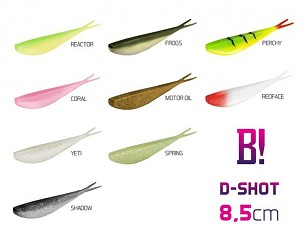 BOMB! Gumihal D-SHOT / 5db - 8,5cm/Coral