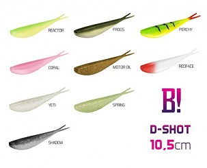 BOMB! Gumihal D-SHOT / 5db - 10,5cm/Coral