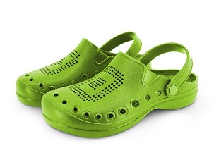 Papucs Delphin OCTO / zöldcitrom zöld - 41
