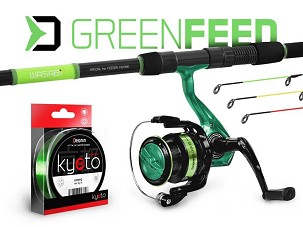 Delphin GreenFEED feeder szett - 330cm/100g + 3T + 0,261mm