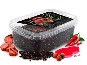 Pellet box Delphin Reaxe READY&GO - Fr. kolbász–Chili/400g+120ml booster+10mm waft
