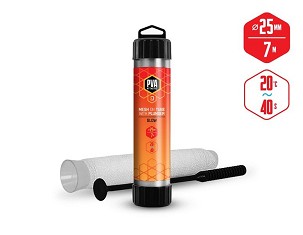 Delphin PVA n ́tastic háló töltőcsőn + tömő / 7m - 25mm - 25mm (keskeny) / lassan oldódás