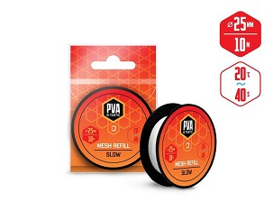 Delphin PVA n ́tastic tartalék háló / 10m - 25mm - 25mm (keskeny) / lassan oldódás