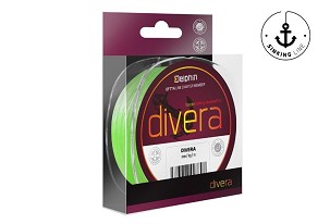 Delphin DIVERA Feeder / fluo zöld - 0,10mm 4,5kg 150m