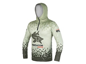 Delphin UV ARMOR 50+ Kapucnis hosszúujjú póló - Predator XL