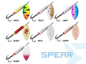 Delphin SPEAR Spinner körforgó - 3g/méret.0/COPPER