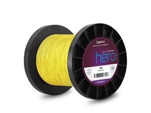 Delphin HERO 8 / fluo sárga - 0,35mm 23,6kg 1000m