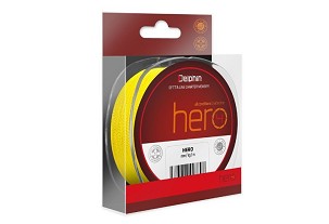 Delphin HERO 4 / fluo sárga - 0,12mm 8,2kg 300m